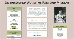 Desktop Screenshot of distinguishedwomen.com