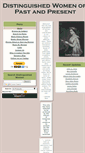 Mobile Screenshot of distinguishedwomen.com